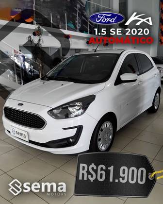FORD KA 1.5 TI-VCT FLEX SE PLUS AUTOMÁTICO FORD KA 1.5 TI-VCT FLEX SE PLUS AUTOMÁTICO